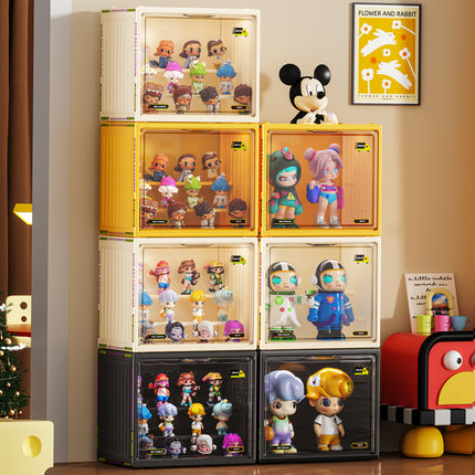 Bubble Martle Large-Capacity Toy Doll Hand-Made Display Box Blind Box Storage Display Stand Acrylic Transparent
