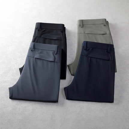 [Sports/Commuter] Outdoor Sports Business Casual Pants Ice Silk High Stretch Pants Men's Summer