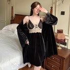 136 black two-piece set / M