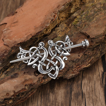 Foreign Trade Hot-Selling Viking Love Hairpin Women's Hairpin Retro Nordic Mythology Norwegian Style Hair Accessories Wholesale