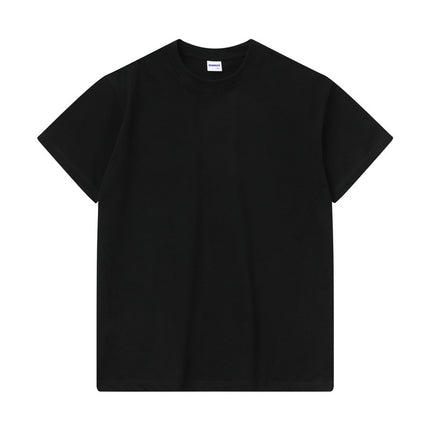 Cross-Border Supply Manufacturer Direct Sales T-Shirt Customized Round Neck Comfortable Loose Short-Sleeved T-Shirt Light Board Blank Board Summer Girls