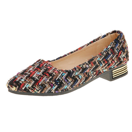 Foreign trade women's shoes, big yards single shoes 35-42