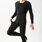 Black thick velvet nine-point large size 75-87.5kg / Regular style [no crotch opening] for men and women