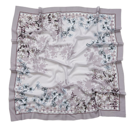 Cross-Border New Product Voile Print 110 Square Scarf Classic Lace Scarf Turban Malaysian Shawl