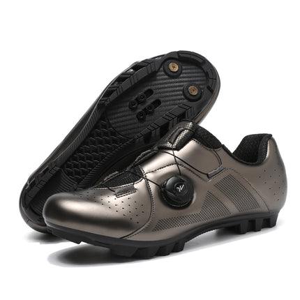 2025 Summer Pure White Road Bike Lock Shoes Set Breathable Men's and Women's Outdoor Cycling Shoes Lockless Cycling Shoes Large Size