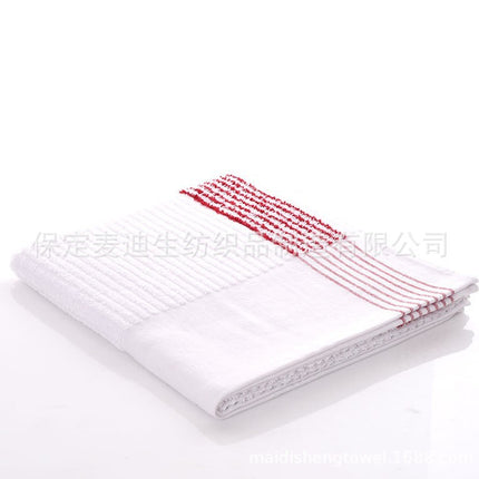 Factory direct sales caddie golf towel cotton color stripe thread small bath towel towel soft cross-border hot sale