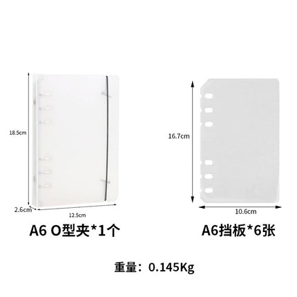 Ins Internet Celebrity Wearing Armor Loose-leaf Storage Book Nail Art Style Collection This Display Book PP Strap Frosted Sample Book