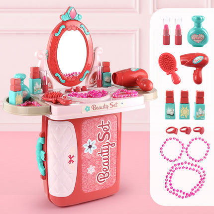 Cross-Border Play House suit children's dressing table toys wholesale girls kindergarten makeup suitcase birthday gift
