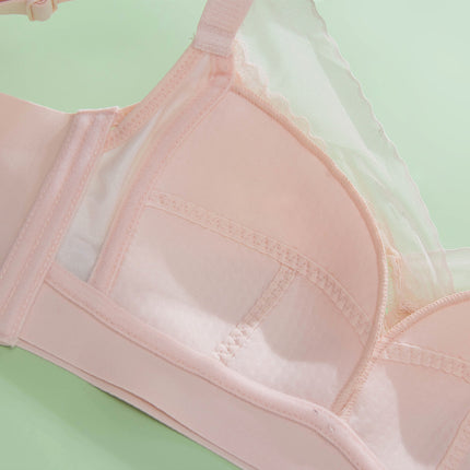 Special Offer: Xianuo Spring and Summer Underwear for Women with Large Busts, Minimizing Bra, Wireless, Adjustable, Side Breast Support, Anti-Sagging, Breathable and Lightweight