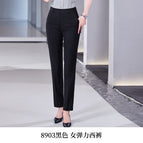 Women's 8903 Black Stretch Trousers / S