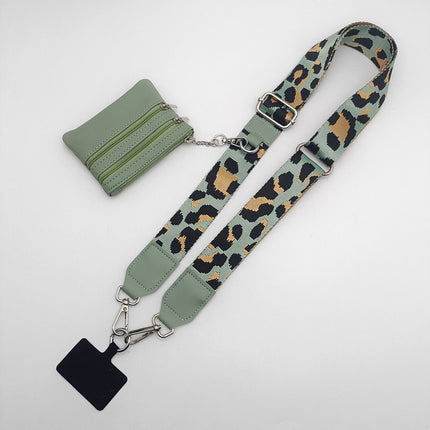 Hot-selling mobile phone strap replaceable detachable hand strap with coin purse mobile phone lanyard Amazon cross-border