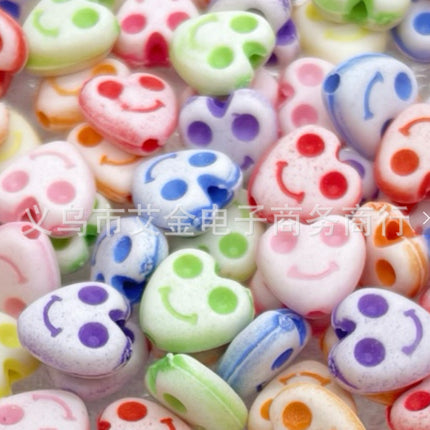 Plastic Washed Marine Series Shell Starfish Small Fish Kids Toy Beaded Bracelet Necklace Beaded Accessories Wholesale