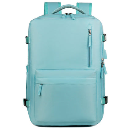 Cross-Border Simple Large-Capacity Business Commuter Backpack High-End Backpack Men's Travel Bag Multi-Functional Computer