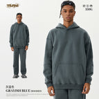 Gray Blue-Hoodie / S