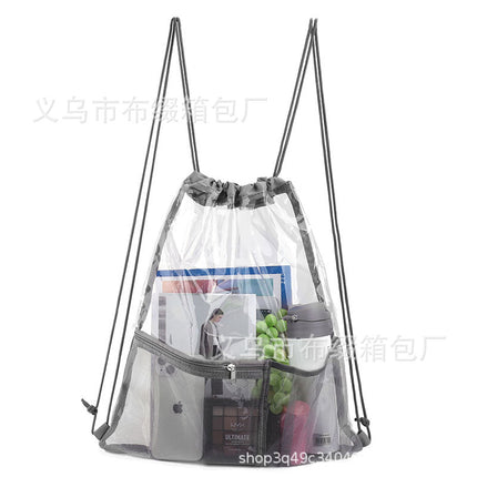 Eva Beach Bag Transparent Bundle Pocket Waterproof Large Capacity Backpack Outdoor Storage Bag Beach Swimming Clothes Storage