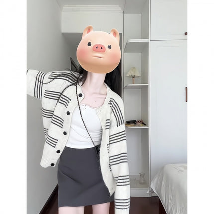 Autumn 2024 gentle ootd wear a set of temperament age-reducing fashion salt high-end Korean drama suit skirt