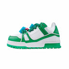 L family small fat ding white green / 35