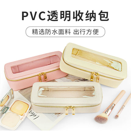 Small single custom high-level cosmetic brush storage box cross-border exquisite beauty storage bag portable texture cosmetic bag