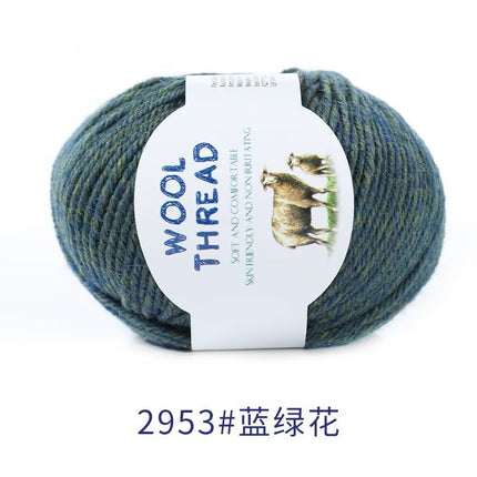 Cross-Border Wholesale Merino Wool Thread Handmade Stick Needle Hand Knitted Sweater Wool Pants Jacket Hat Scarf Shawl Thread