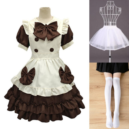 Exported to Japan Lolita Dress Lolita Lolita Dress Maid Uniform Soft Girl Cafe Maid Uniform