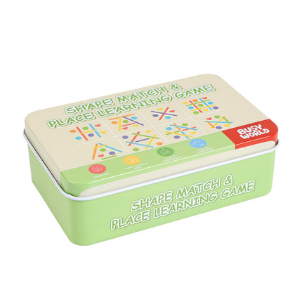 Children's Montessori Iron Boxed Toys 2-6 Years Old Baby Educational Enlightenment Early Education Building Blocks Rubik's Cube Top Wooden Puzzle