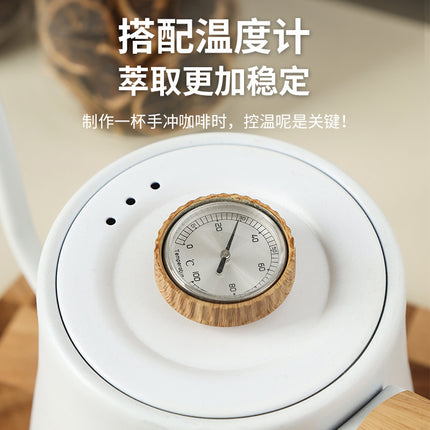 Slender Mouth Electric Household Kettle with Thermometer Coffee Hand Kettle Electric Kettle Electric Coffee Pot