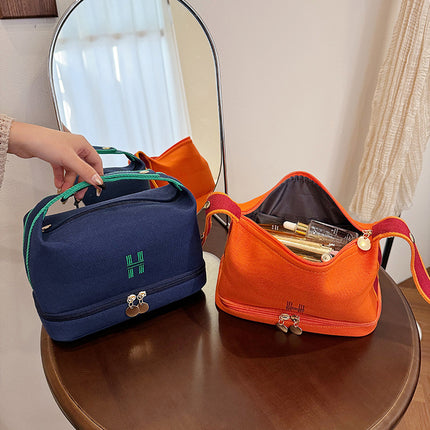 New Light Luxury Pendant Portable Coin Purse Large Capacity Cosmetic Bag Internet Celebrity Storage Wholesale Multi-Function