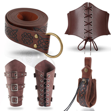 Medieval Retro Fashion Tight Wide Girdle Women's Drawstring Belt European and American Palace Girdle Drop Shipping