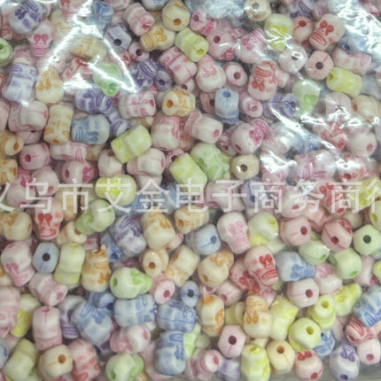 Plastic Washed Marine Series Shell Starfish Small Fish Kids Toy Beaded Bracelet Necklace Beaded Accessories Wholesale