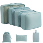 Seven-piece set [lake blue] / 290t twill tarpaulin