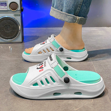 Slippers for Men's Summer Outer Wear, Trendy Brand, Beach Sandals, Outdoor Dual-Purpose Sandals