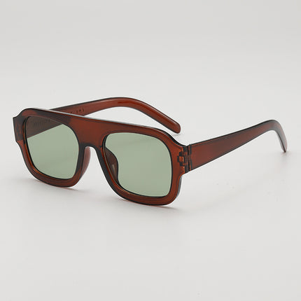 New Vintage Personalized Box Ocean Trendy Sunglasses Outdoor Travel Fashion Wear UV-resistant Sunglasses