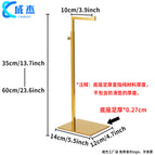 Mirror titanium solid 7-character hook (a must-have for cross-border purchases)