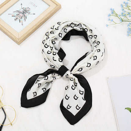 70 Silk Scarf Square Scarf High-end Korean Style Fashion All-match Professional Silk Small Scarf Retro Printed Silk Scarf for Women