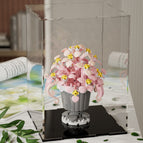 Wedding orchid potted acrylic 