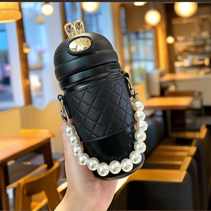 Goddess high-looking Chanel style fashion thermos cup cute new popular portable office coffee shop water Cup