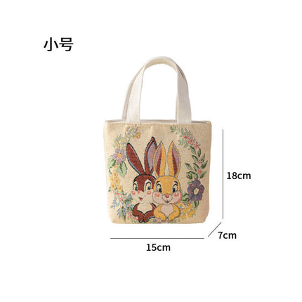 Gold Thread Embroidered Handbag, Ethnic Style Double-Sided Jacquard, Casual and Versatile Handbag, Suitable for Going Out, Small Square Bag with a Foreign Style
