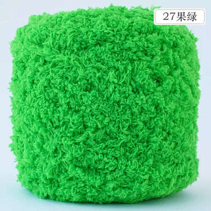3 strands of coral fleece baby scarf coarse wool hand woven towel line baby sweater in stock wholesale