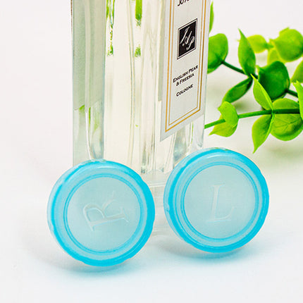 Hot supply contact lens box stall transparent double box candy color eye contact lens box wholesale