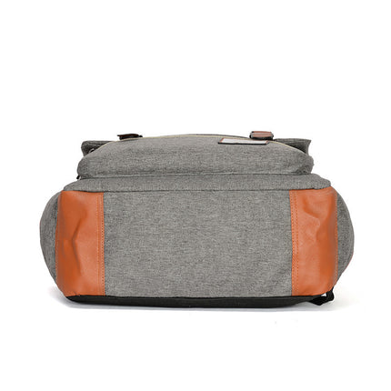 Foreign trade new schoolbag men's personality retro outdoor canvas travel backpack women's fashion backpack a generation of hair