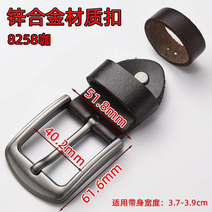 Men's Belt Buckle Pin Buckle Belt Buckle Head Waist Trousers Belt Buckle Head Leather Belt Belt Buckle Fittings