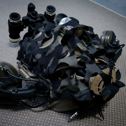 Fast Tactical Helmet Helmet Cover Army Fans CS Games Field Equipment 3D Tactical Helmet Camouflage Cloth Dark Camouflage