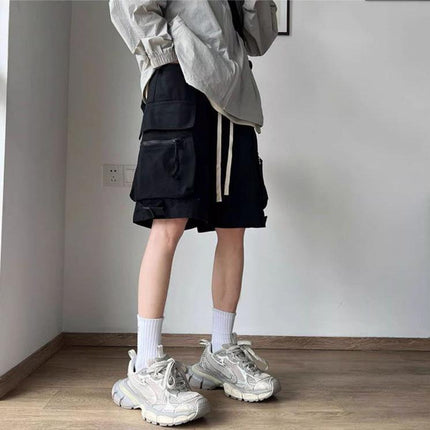 American hiphop Cargo Shorts for Men and Women in Summer, Versatile High Street Fashion Brand Loose Casual Outer Wear Sports Cargo Pants