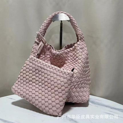 Niche Design Handmade Woven Bag Women's Western-style Bag Women's Bag Small Bag Large Capacity Vegetable Basket Bag