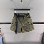 Army green (without belt) stretch cotton / Suggestion 40-45kg