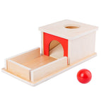 Permanent target box (a red ball)