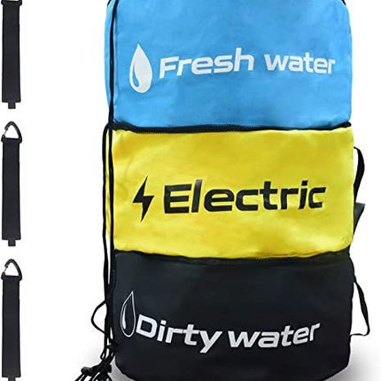 Cross-Border Rv Outdoor Hose Bag, Outdoor Travel Waterproof Hose Storage Bag, Dustproof Storage Bag for Wires and Miscellaneous Items