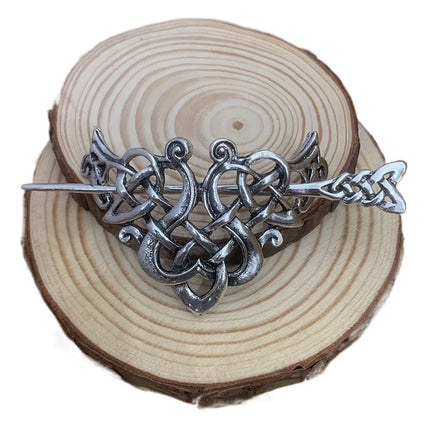 Cross-border Nordic Retro Viking Love Hairpin Stick Norwegian Wind Hair Accessories Valentine's Day Gift Explosions Wholesale Hair