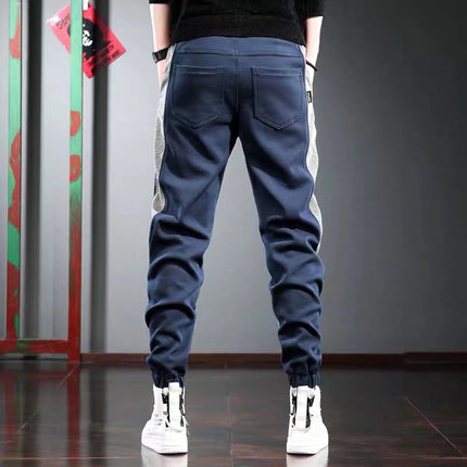2022 Spring and Autumn New Arrival Casual Pants Men's Korean Style Loose Leggings Haren Trendy Brand Leggings Trendy Leggings for Men