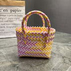 Pink yellow / Small length, width and height: 29*9*15